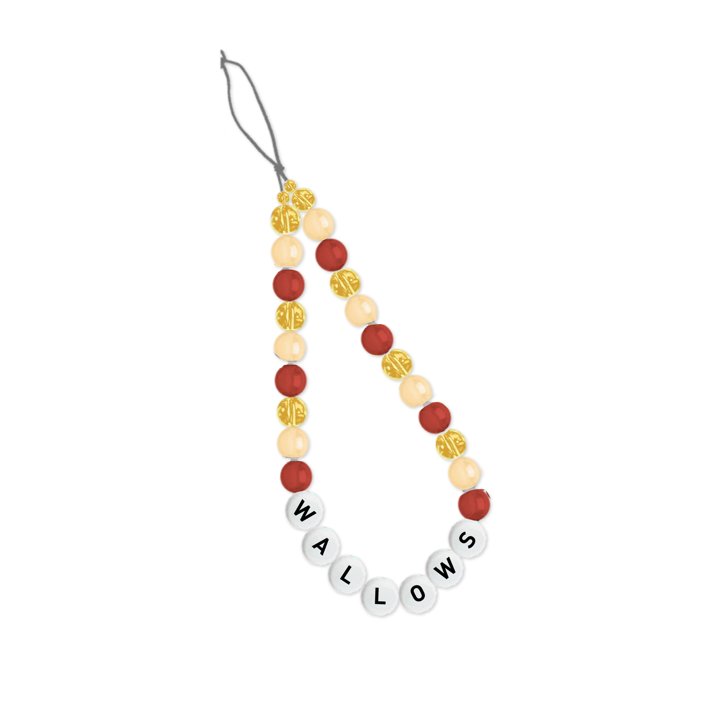 WALLOWS BEADED PHONE CHARM